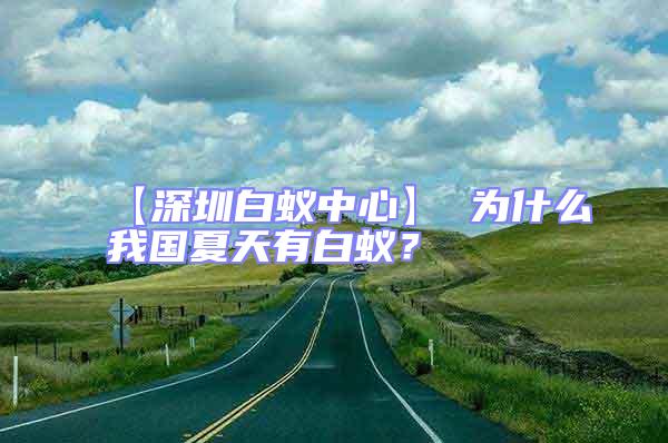 【深圳白蟻中心】 為什么我國夏天有白蟻？