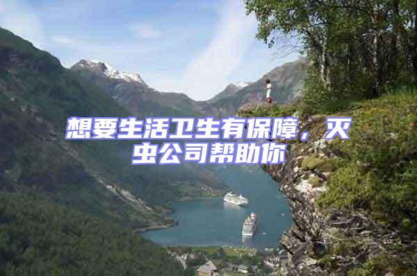 想要生活衛生有保障，滅蟲公司幫助你