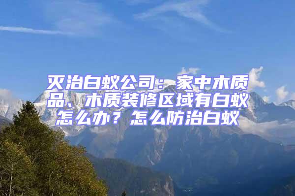 滅治白蟻公司：家中木質(zhì)品、木質(zhì)裝修區(qū)域有白蟻怎么辦？怎么防治白蟻