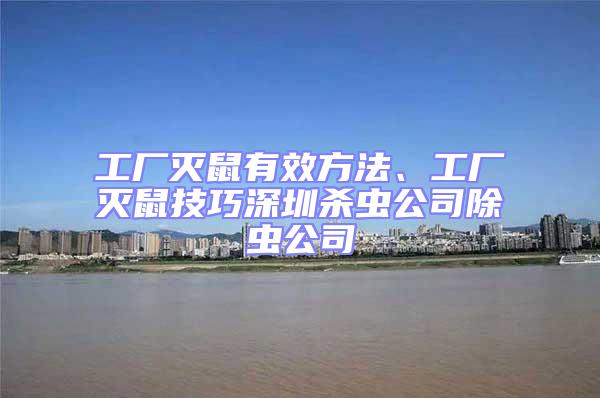 工廠滅鼠有效方法、工廠滅鼠技巧深圳殺蟲公司除蟲公司