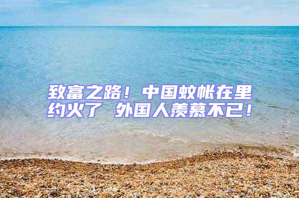 致富之路！中國蚊帳在里約火了 外國人羨慕不已！