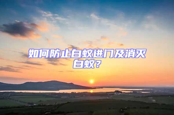 如何防止白蟻進(jìn)門及消滅白蟻?