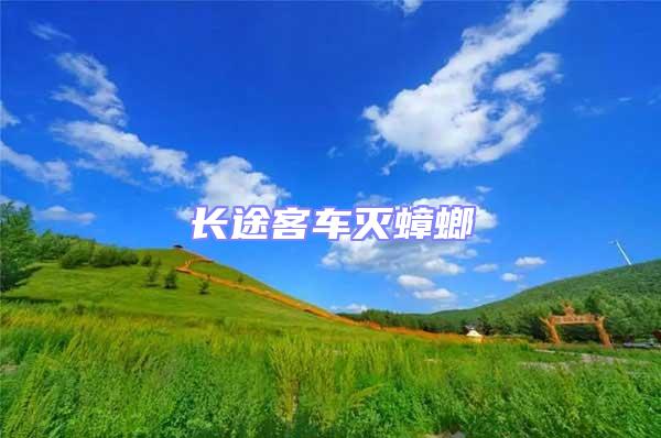 長(zhǎng)途客車滅蟑螂