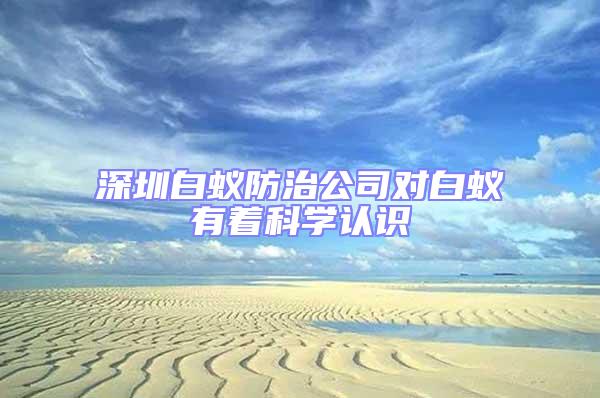 深圳白蟻防治公司對白蟻有著科學(xué)認識