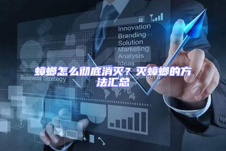 蟑螂怎么徹底消滅？滅蟑螂的方法匯總