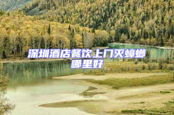 深圳酒店餐飲上門(mén)滅蟑螂哪里好