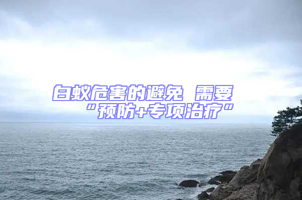白蟻危害的避免 需要“預(yù)防+專項治療”