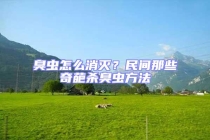 臭蟲怎么消滅？民間那些奇葩殺臭蟲方法