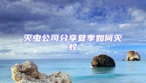 滅蟲(chóng)公司分享夏季如何滅蚊