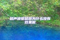 超聲波驅(qū)鼠器為什么沒有效果呢