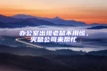 辦公室出現老鼠不用慌，滅鼠公司來幫忙