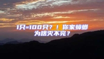 1只=100只？！你家蟑螂為啥滅不完？