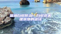 深圳白蟻防治：白蟻危害建筑物的途徑