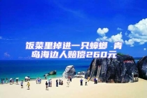 飯菜里掉進(jìn)一只蟑螂 青島海邊人賠償260元